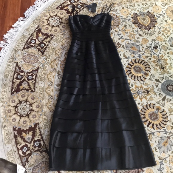 BCBGMaxAzria Dresses & Skirts - Beautiful satin brand new BCBG evening gown